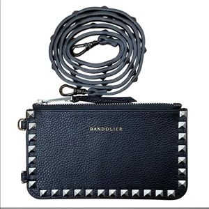 Bandolier Stud Pouch With Crossbody Strap